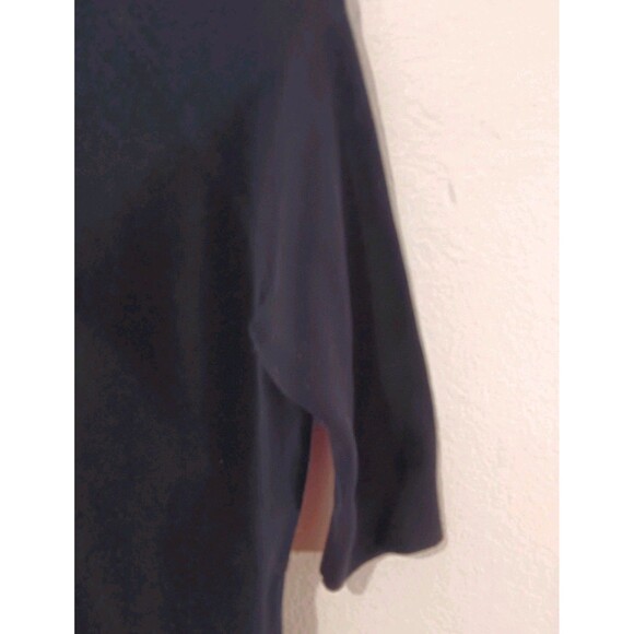 Zara Basic Turtleneck 3/4 Sleeve Sweater Black Size Large Viscose Blend - Picture 5 of 12